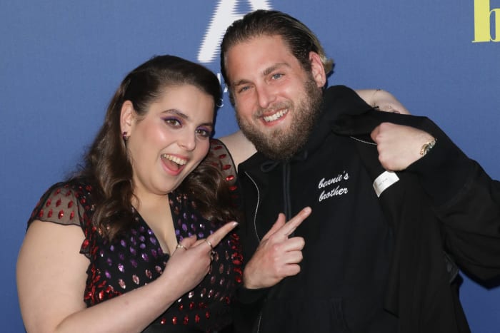 Jonah Hill and Beanie Feldstein