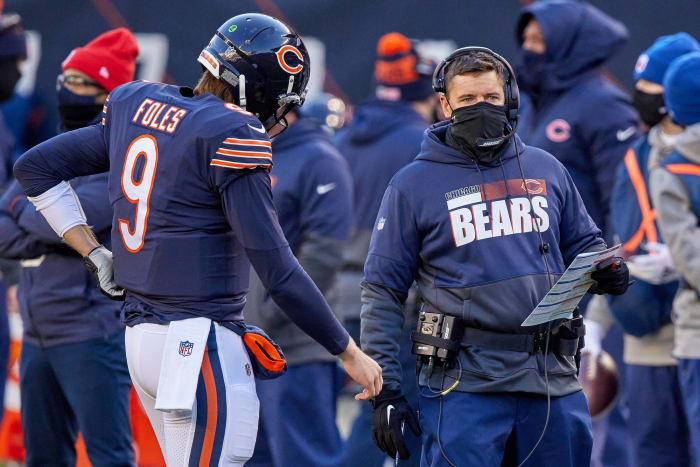 Matt Nagy benches himself