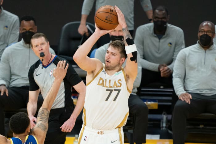Luka Doncic is shooting a career-best from behind the arc