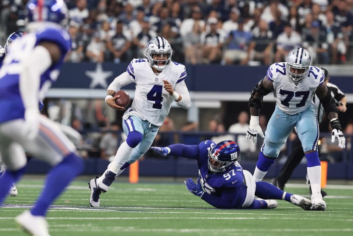 DALLAS (4-1) AT NEW ENGLAND (2-3) (Sunday, 4:25 p.m. ET)