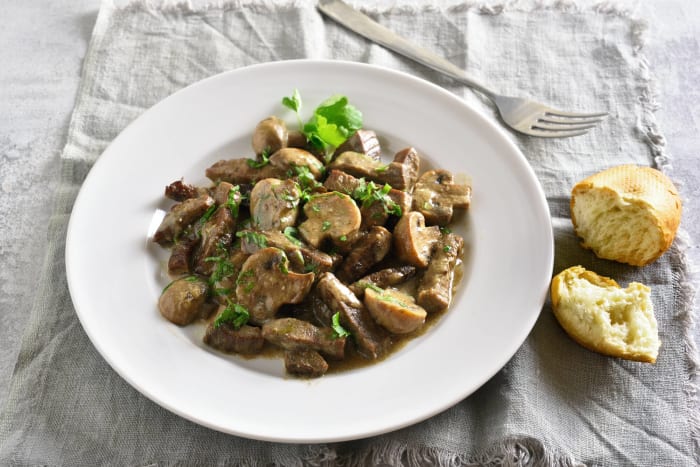 Beef stroganoff