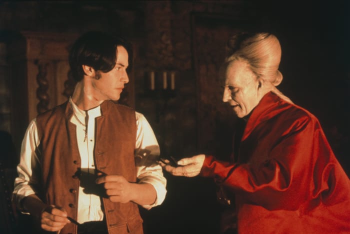 Keanu Reeves in 'Bram Stoker’s Dracula'