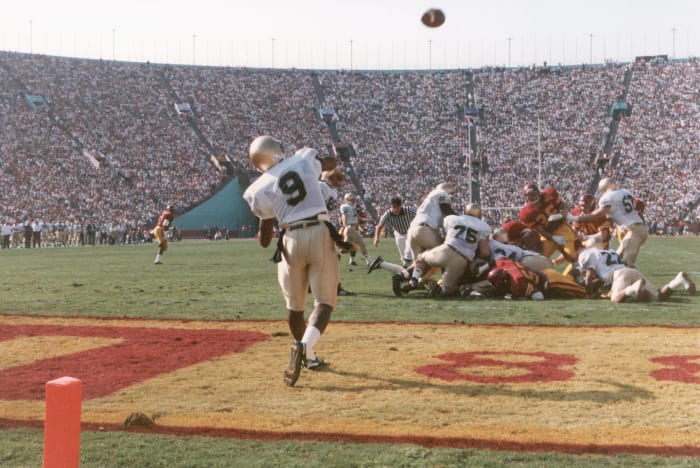 No. 1 Notre Dame at No. 2 USC (1988)