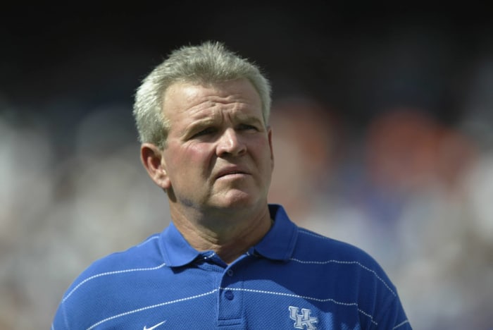 Kentucky’s coach is doused, then loses