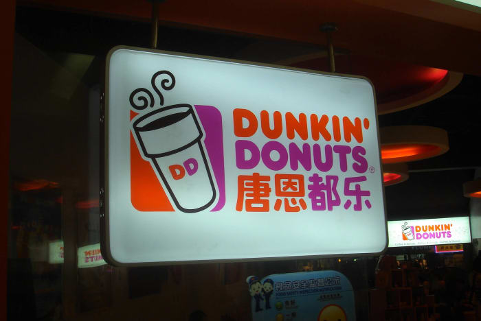 Dunkin’s has locations in more than 30 countries