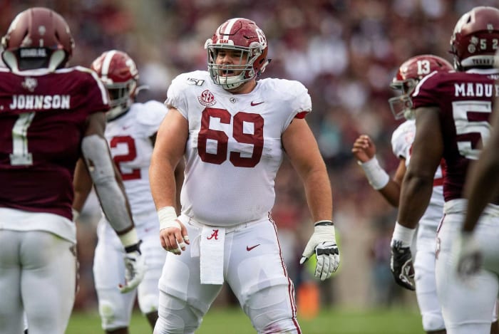 Los Angeles Rams: Landon Dickerson, OC, Alabama
