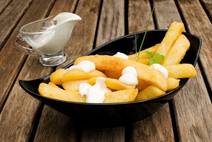 Mayo with fries