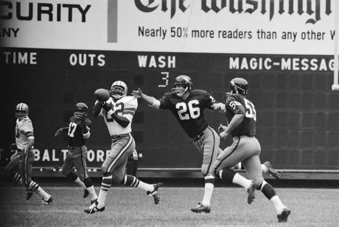 The greatest seasons by NFL defensive rookies 15 Paul Krause, 1964