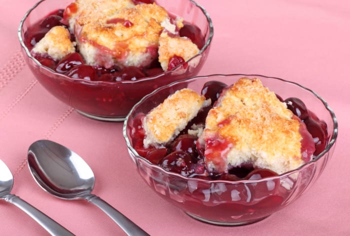 Cherry cobbler