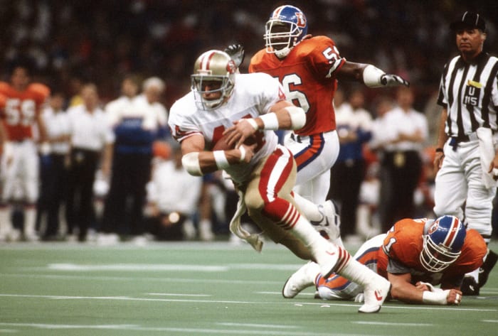 The 49ers destroy the Broncos in Super Bowl XXIV