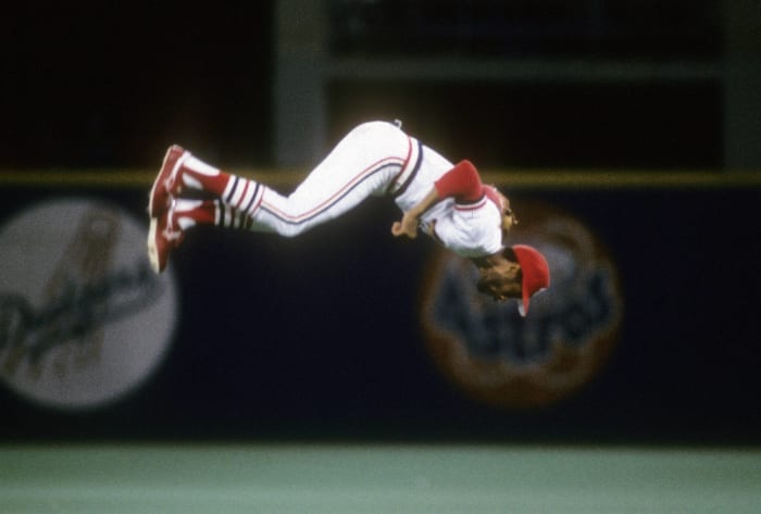 Scott Rovak on X: Ozzie Smith dive, 1983