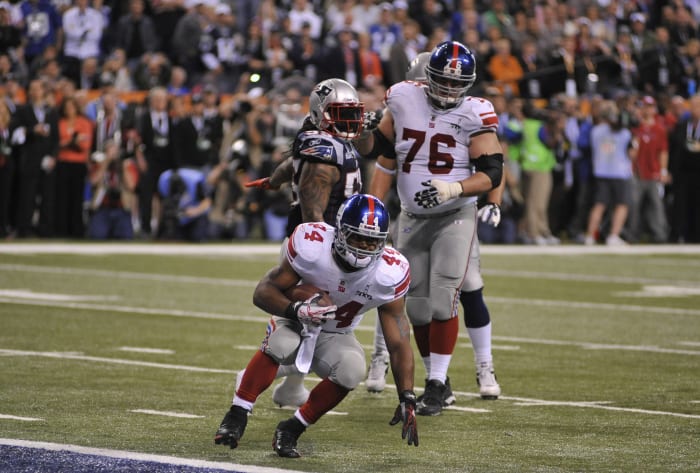 Super Bowl XLVI: Ahmad Bradshaw's reluctant game-winner