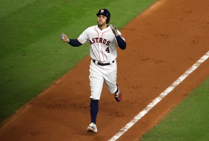 George Springer 2014 Game Used Rookie Year Houston Astros Home