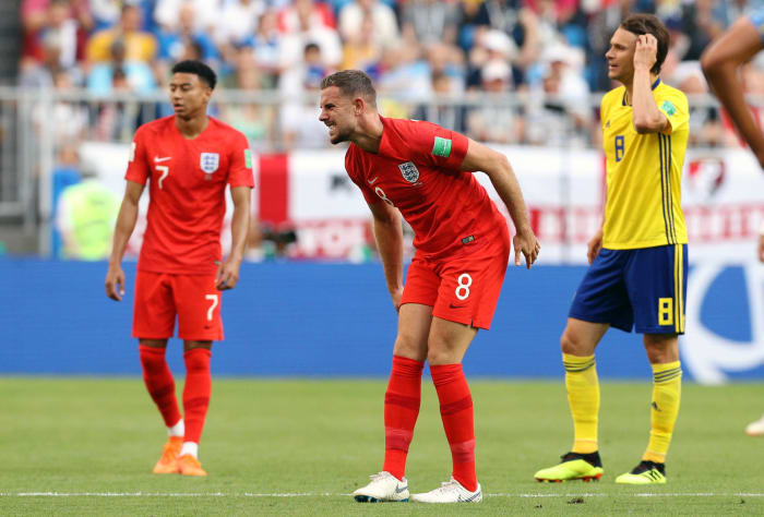 First half of Sweden vs. England