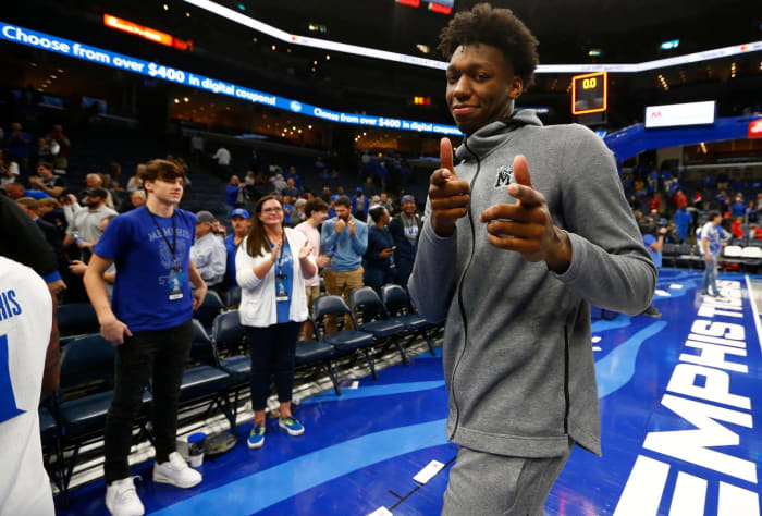 Rookie of the Year: 5) James Wiseman, Warriors