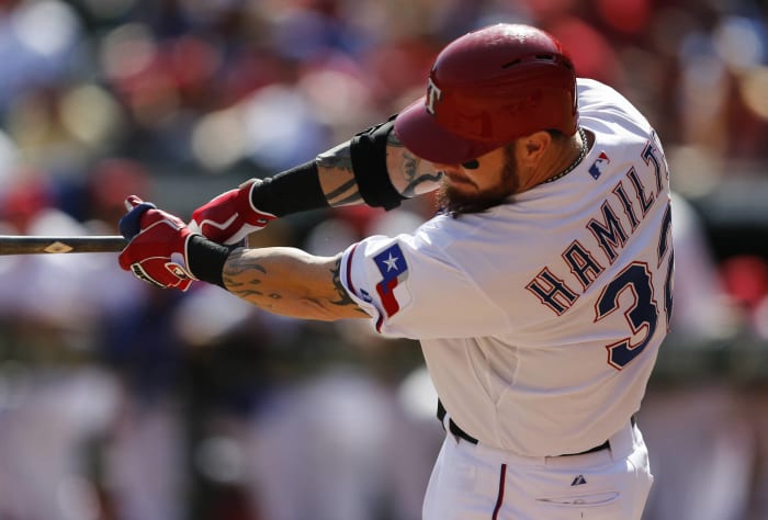 Texas Rangers' Josh Hamilton hits four home runs vs. Orioles