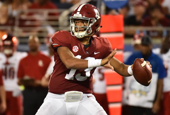 Arkansas State (1-0) at (1) Alabama (1-0), 3:30 p.m., Saturday, ESPN2,