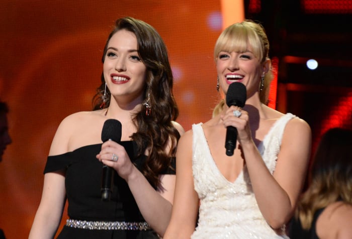 Beth Behrs and Kat Dennings