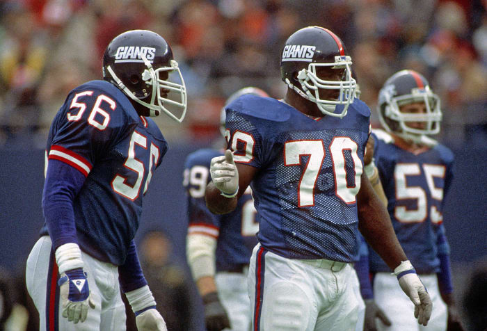 Leonard Marshall and Lawrence Taylor