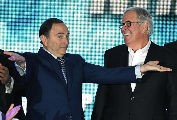 2016: NHL commissioner Gary Bettman to Las Vegas fans after the city was officially awarded a team