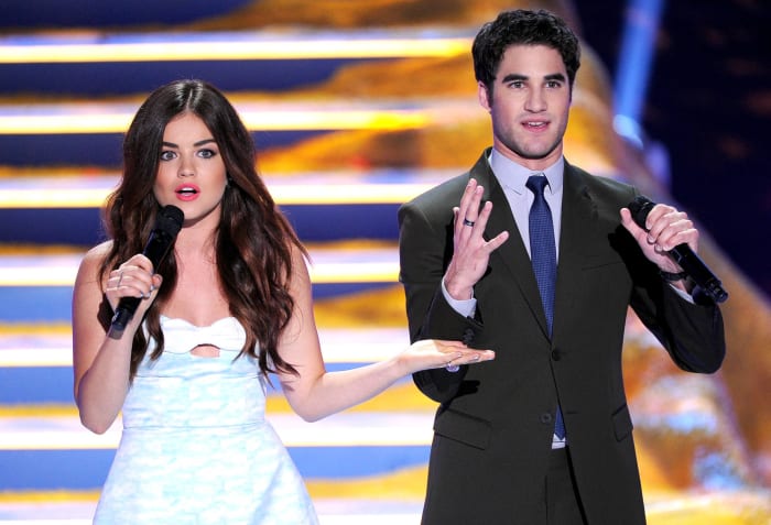 2013: Darren Criss and Lucy Hale