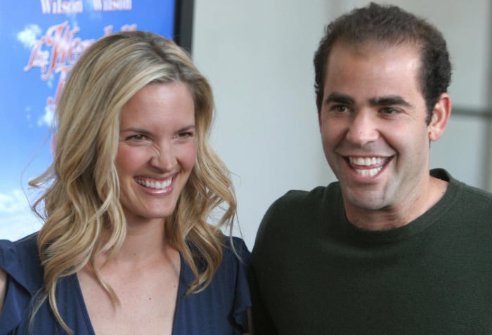Pete Sampras and Bridgette Wilson