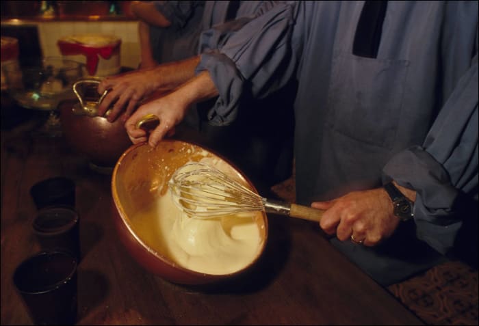 Never stir an omelet