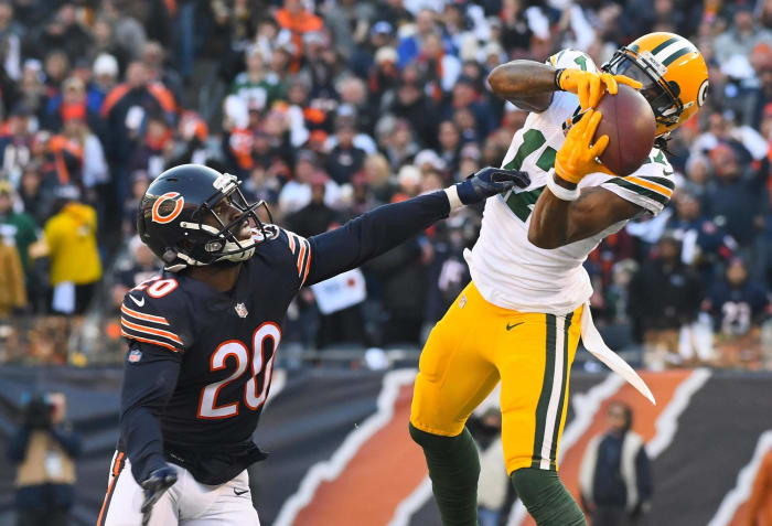 Davante Adams Receptions vs. Jets
