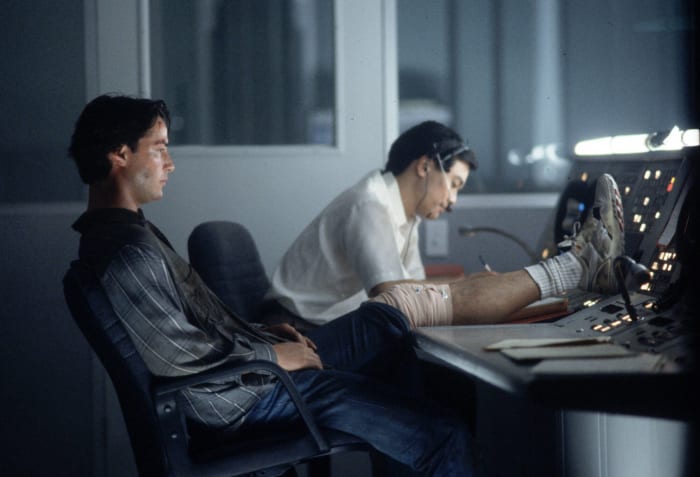 Reeves did some training outside of surfing