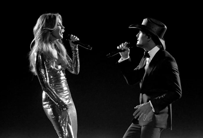 "Make love," Tim McGraw and Faith Hill