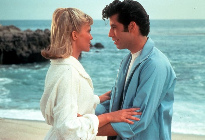 "Summer Nights," (1978), John Travolta and Olivia Newton-John