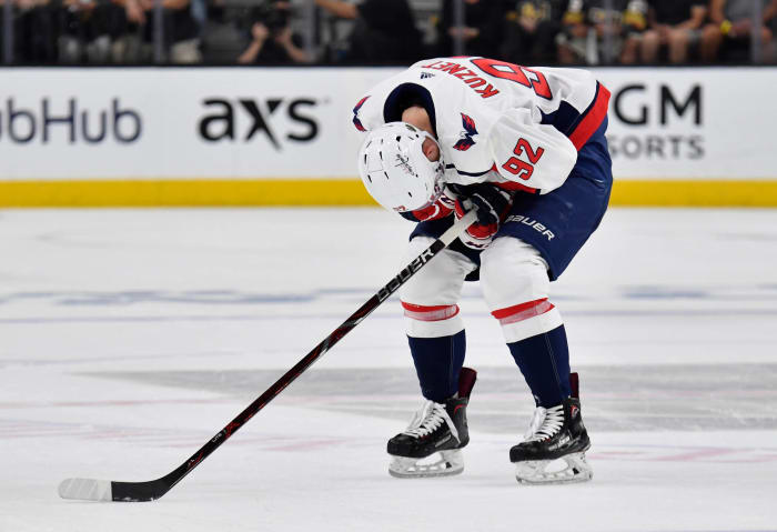 2018: Capitals center Evgeny Kuznetsov on his concussion