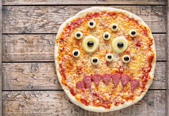 Pizza (“Feed My Frankenstein” - Alice Cooper)