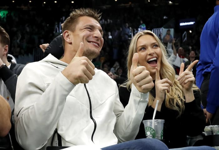 Rob Gronkowski and Camille Kostek