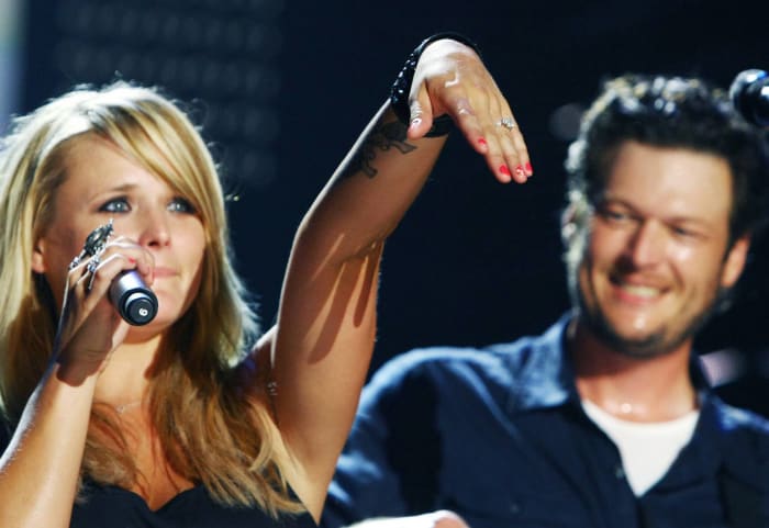 Blake Shelton and Miranda Lambert