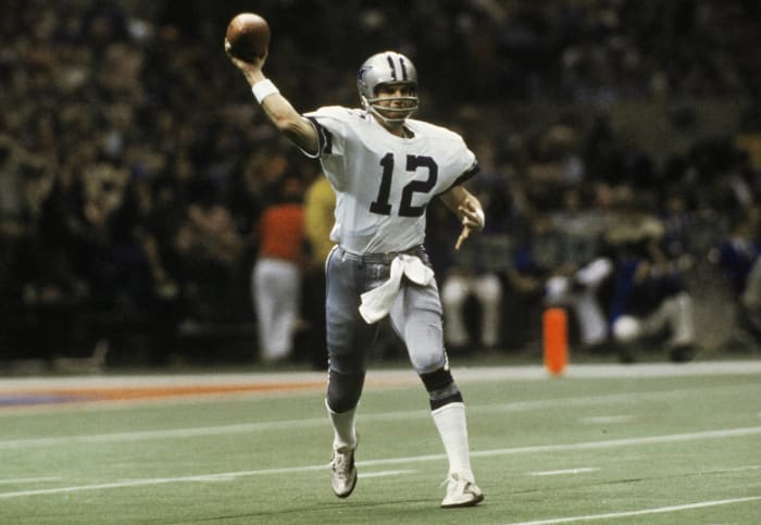 Super Bowl XII: Roger Staubach, Dallas Cowboys, and Craig Morton, Denver Broncos