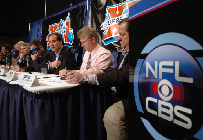 Jim Nantz's first Super Bowl broadcast
