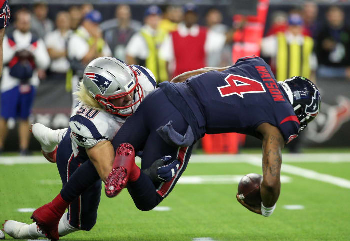 HOUSTON 28, NEW ENGLAND 22