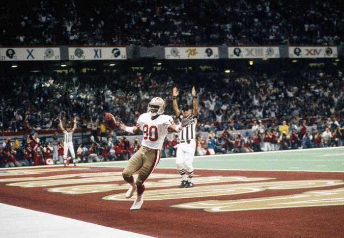Jerry Rice, WR - 208