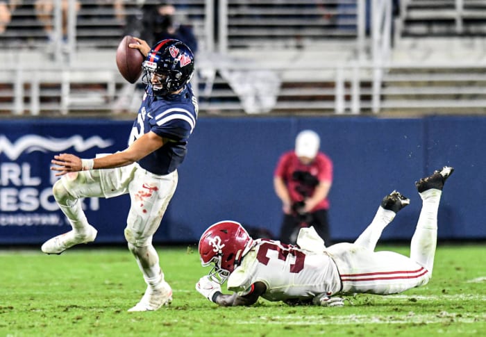 No. 12 Mississippi (3-0, 0-0 in SEC) at No. 1 Alabama (4-0, 1-0 in SEC), 3:30 p.m., Saturday, CBS