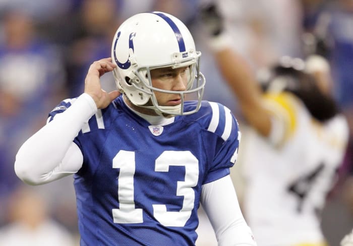 Mike Vanderjagt, Indianapolis, vs. Pittsburgh, Jan. 15, 2006