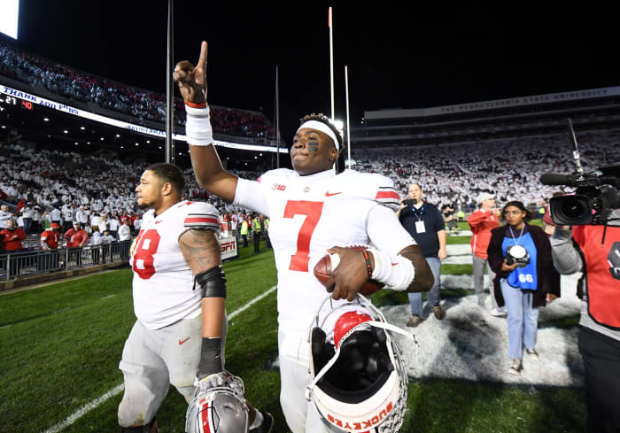 Indiana (4-1) at (3) Ohio State (5-0), 4 p.m., Saturday, Fox