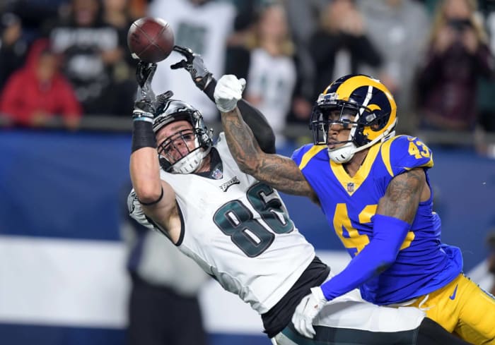 Zach Ertz - Total Receptions In The 2018 Regular Season.