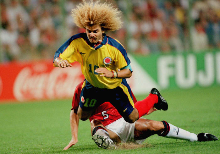 Carlos Valderrama, Colombia: 36 years, 9 months, 24 days