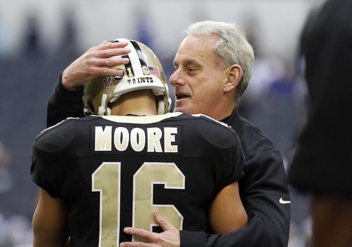 Aaron Kromer and Joe Vitt, New Orleans Saints