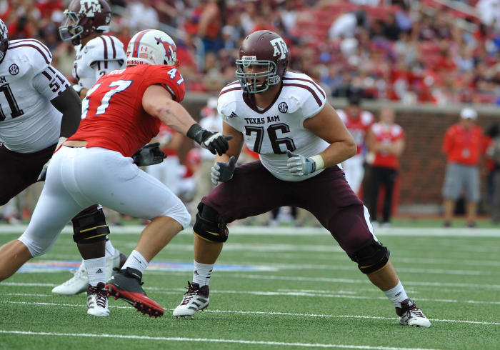 Offensive Line: Luke Joeckel, Texas A&M (2010-12)