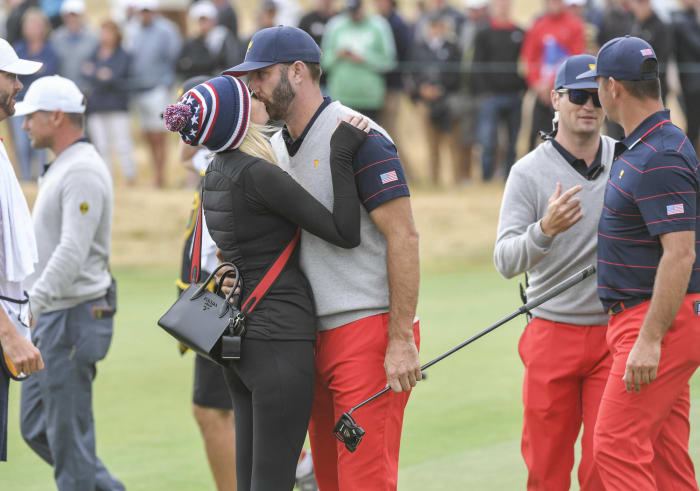 Dustin Johnson and Paulina Gretzky