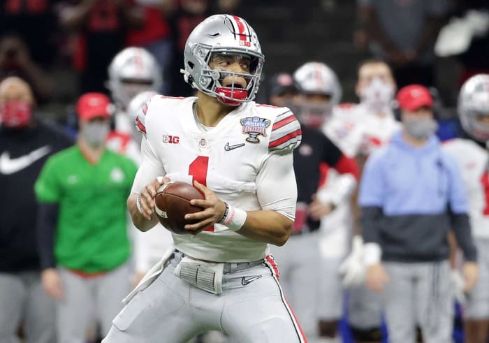 Carolina Panthers: Justin Fields, QB, Ohio State