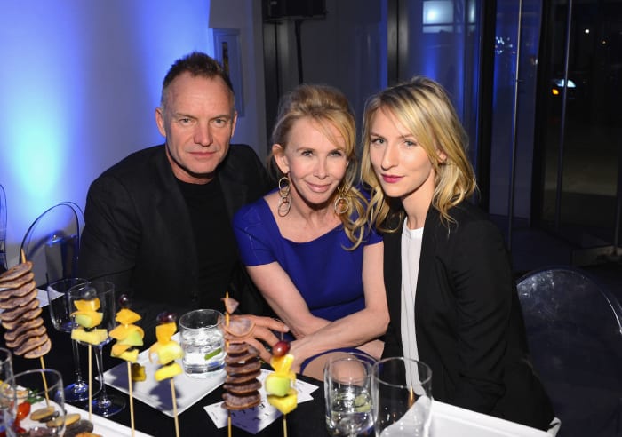 Sting and Trudie Styler