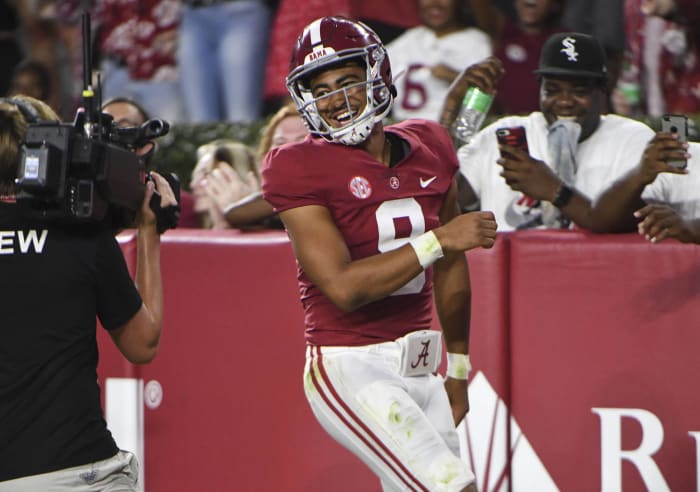 No. 1 Alabama (1-0) at Texas (1-0), Noon, Saturday, Fox
